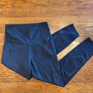 Girlfriend Collective Midnight Compressive Pocket Legging Small